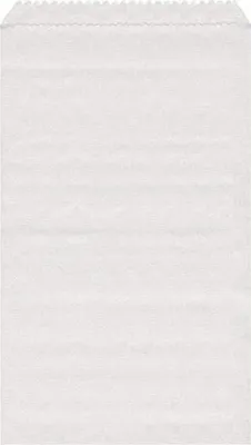 Produktbild von 4000x Papierflachbeutel weiß 8 x 11 cm