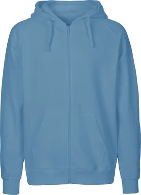 Produktbild von Neutral O63301 | Herren Zip Hoodie Kaputzenjacke / 100% Fairtrade-Baumwolle - Farbe: Dusty Indigo - Größe: L