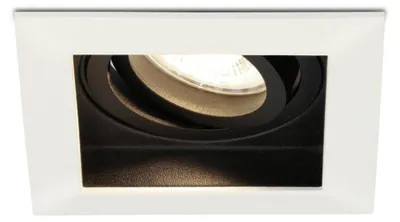 Produktbild von hoftronic LED Einbaustrahler 4W 4000K GU10 Weiß Eckig Schwenkbar IP20