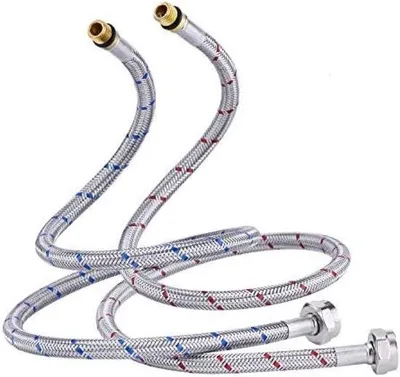 Immagine prodotto di Tubo di raccordo flessibile per acqua potabile, 70 cm, in acciaio inossidabile