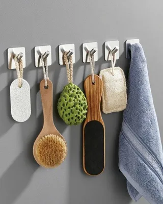 Produktbild von RVS-Self-Adhesive Wandhaken Set für Bad und Küche