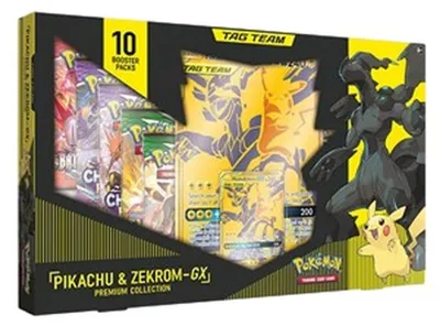 Produktbild von Pokemon Tag Team Pikachu & Zekrom GX Premium Collection