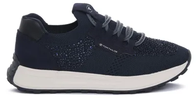 Zdjęcie produktu dla Tom Tailor 9590100009_38, Damski, Dorosły, Modne trampki, Granatowy (marynarski), Poliester, Poliester
