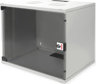 Produktbild von ROLINE 19-Zoll Wandgehäuse Basic 9 HE, 540x400 BxT Bausatz grau