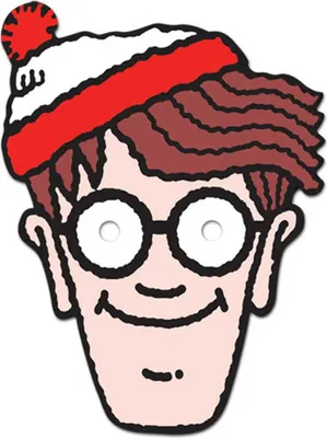 Obrázok produktu pre Kde je Wally - Masky - Masky celebrít