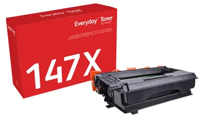 Produktbild von Everyday™ Schwarz Tonermodul von kompatibel mit HP 147X (W1470X), Hohe Kapazität, 25200 Seiten, Schwarz, 1 Stück(e)