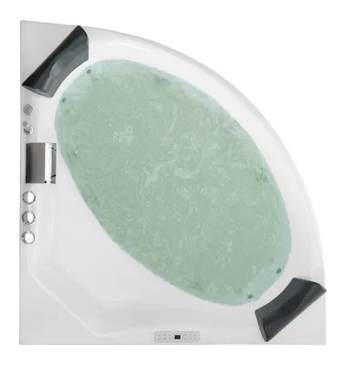 Produktbild von Vita Premium Wellness Whirlpool Set (L/B/H) 145x145x69,5 cm : Mit Armaturen Varianten: Mit Armaturen