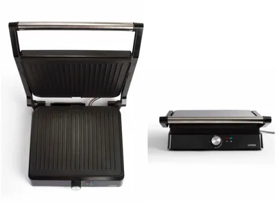 Obrázok produktu pre Livoo Panini a kontaktný gril 2200 W Sivá