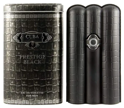 Obrázok produktu pre Kuba Original Kuba Prestige Black Toaletná voda, 90ml – Exkluzívna vôňa pre mužov, Ideálna na každý deň a špeciálne príležitosti – Nechajte sa zaujať.