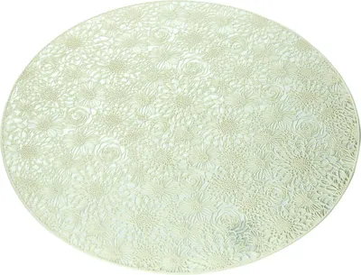 Produktbild von Stolová Podložka Pod Tanier, Okrúhla, S Kvetinovým Vzorom 38 Cm Krémovy