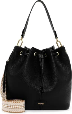 Image de SURI FREY sac à épaule sac à épaule bandoulière SFY Gray SC Drawstring Bag Black noir