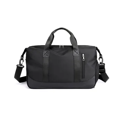 Produktbild von MODFU Sporttasche Damen Fitnesstasche Reisetasche Frauen Trainingstasche Duffel Bag Weekender Schwimmtasche mit Schuhfach Sport Gym Tasche Herren für Sport Fitness Yoga Schwarz