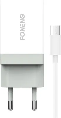 Obrázek produktu pro Síťová nabíječka Foneng K210 10,5W, 1Xusb + kabel Usb Micro