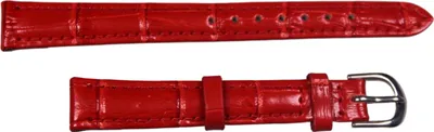 Produktbild von Uhrenband Leder Rot 12 mm