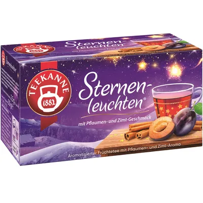 Produktbild von TEEKANNE Sternenleuchten Tee 20 St.