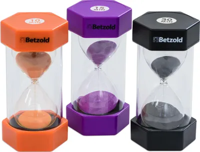 Produktbild von Betzold Sanduhren-Set Longtimer (10, 15, 30 min.)