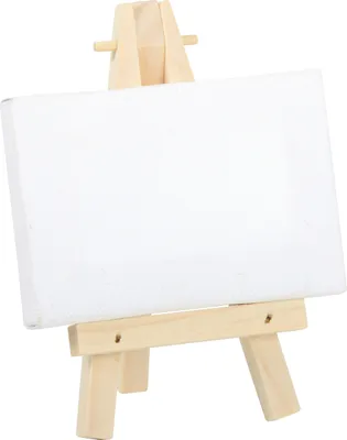 Obrázok produktu pre EDUPLAY 210217 Mini stojan 6,7 x 8,5 x 12 cm, klinový rám 9 x 6 cm, prírodný