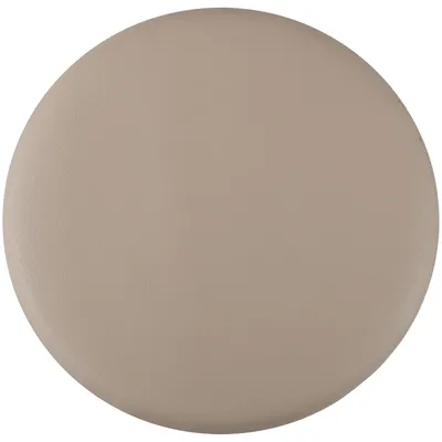 A single round cushion on a white background.