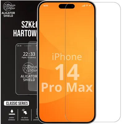 Zdjęcie produktu dla Szkło hartowane do iPhone 14 Pro Max – szybka ochronna na ekran 9H