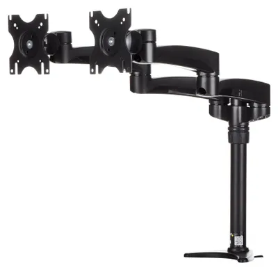Produktbild von StarTech.com Dual Monitorhalterung mit verstellbaren Armen - Monitor Tischhalterung (12 bis 24)