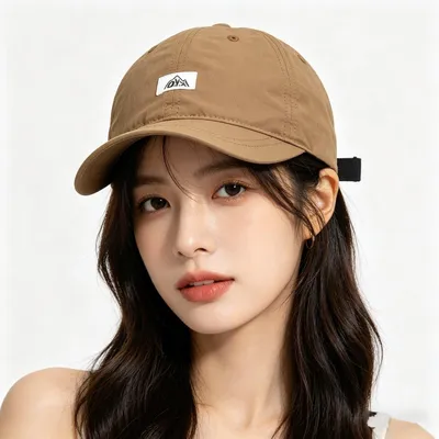 Produktbild von Damen Baseball Cap Braun UV Schutz Verstellbar Atmungsaktiv 55-58 cm