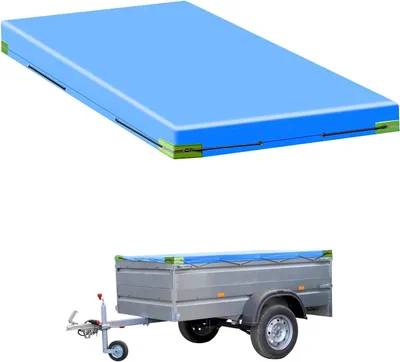 Obrázok produktu pre Plachta na príves, 209x115 cm, vyrobená z PVC s hustotou 420D, vodeodolná, určená na prívesy, na prepravu