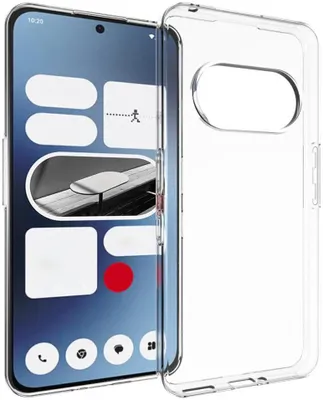 Image de Étui pour Nothing Phone (3a) - Coque arrière en silicone Phonesta Pure Clear - Transparent