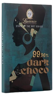 Image de Chocolat noir à 99,6 % de cacao Laurence, 80 g