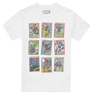 Produktbild von Marvel - "Grid" T-Shirt für Herren/Damen Uni TV36480 (5XL) (Weiß)