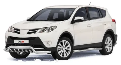 Obrázek produktu pro Ochranná lišta předního nárazníku pro Toyota RAV4 2013-2015 s ocelí ABE stříbrná