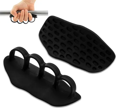 Obrázek produktu pro INF siliko rukavice pro posílení úchopu pro fitness trénink Černá
