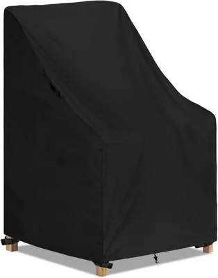 Image de Housse pour chaise de jardin - Imperméable et coupe-vent - Protection UV - Oxford - Housse de chaise - pour chaises de jardin - 102/71 x 109 x 89/124 cm