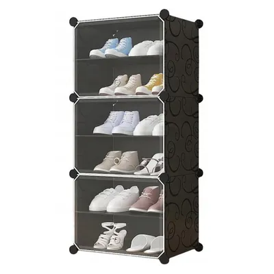 Produktbild von Modularer Schuhschrank - 6 Ebenen, Flexibel, Platzsparend, Stabil, Modernes Design