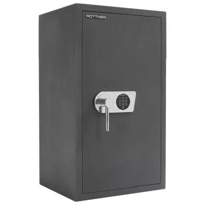 Obrázok produktu pre Rottner Toscana 85 EL nábytkový elektronický trezor antracit | Elektronický zámok | 49 x 86 x 41 cm