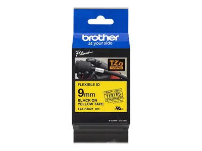 Obrázek produktu pro Tzefx621 Brother Ptouch 9Mm Gelb-Schw