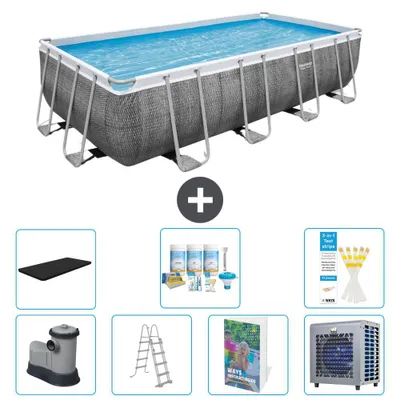 Produktbild von Bestway Power Steel Rechteckig - 549x274x122 cm - 8-teilig  S612