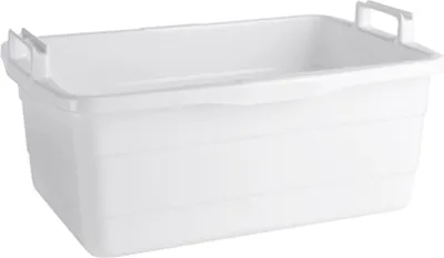 Image de LOCKWEILER Wanne Kunst. eckig 50 cm weiß 149223 4009292106014