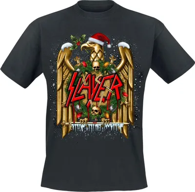 Produktbild von Slayer T-Shirt Herren Holiday Eagle schwarz XL