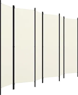 Produktbild von "Winter Sale" Paravents - Weiß 6-tlg. Raumteiler Weiß 300x180cm DE2007722