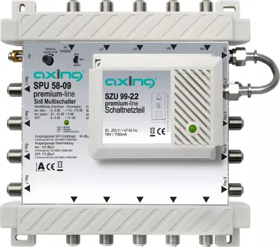 Produktbild von Axing SPU05809 Aktiver Multischalter 5 in 8