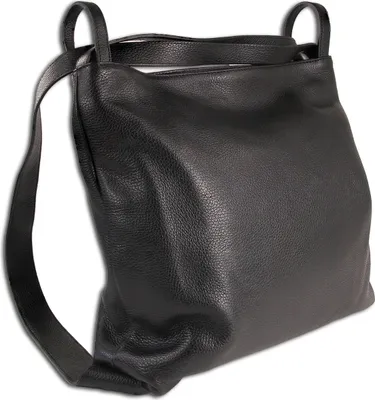Produktbild von Toscanto Leder Tasche Schultertasche Cityrucksack schwarz OTTM108SS