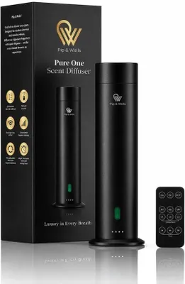 Produktbild von Aroma diffuser | Pure One aroma diffuser für ätherische öle | aroma diffuser kabellos mit akku | Wasserloser & Fernbedienung raumduft diffuser