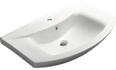 Zdjęcie produktu dla Umywalka ceramiczna ZERO 75x48,5cm, biała