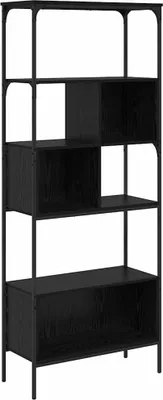 Immagine prodotto di vidaXL Libreria in rovere nero 76 x 33 x 188,5 cm