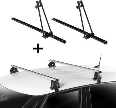 Produktbild von 2x Fahrradträger ORION + Dachträger VDP EVO ALU kompatibel mit für Fiat 500 3 Türer ab 2007