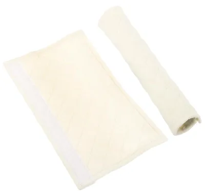 Kühlschrankgriffabdeckungen 2er-Pack, Beige, 270 mm, Polyester