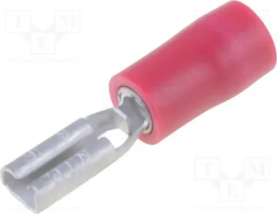 Immagine prodotto di 5x Connettore: piatto, sezione 0,75÷1,25mm2, 0,8mm di spessore, 2,8mm di larghezza, femmina, isolato, tensione di tenuta 280809-F, isolante