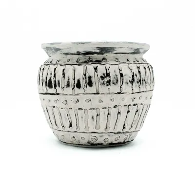 Produktbild von Griechischer Terrakotta-Blumentopf – Creme, 12 cm