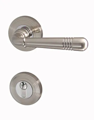 Produktbild von Türbeschlag 1661 Helena R PZ Nickelmatt Türdrücker Türklinke