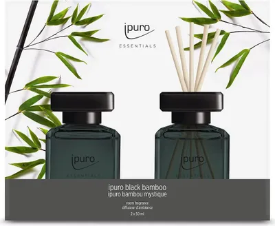 Produktbild von ipuro Black bambooset, Duftflasche, Schilfaroma-Diffusor